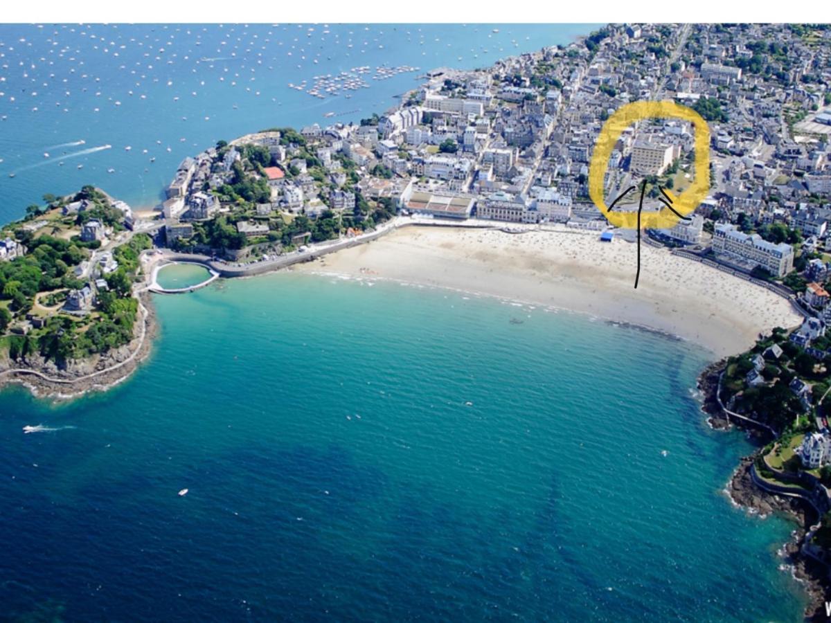 2 Pieces Terrasse Vue Mer Dinard Eksteriør billede